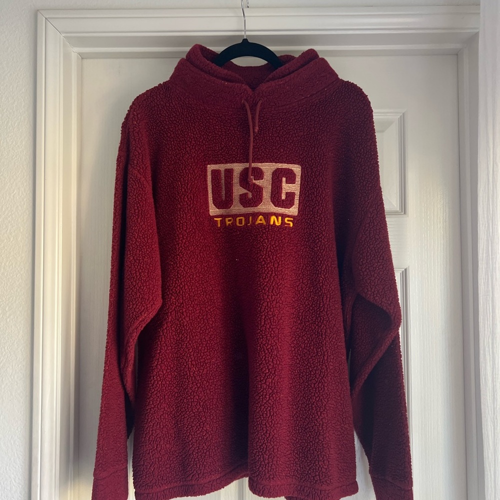 USC Trojans Men's Maroon Sherpa Over Wear